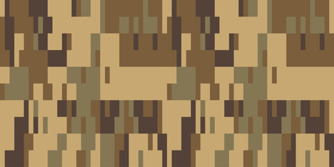Army Seamless Camouflage, Modern Print Pattern That Was Used as the Default Camouflage Pattern Issued. Military Camouflage Clothing