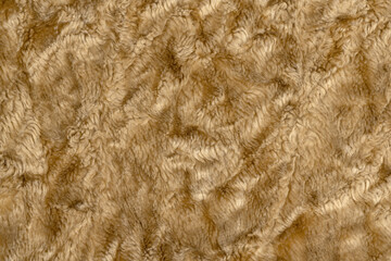 Brown wool texture background. plush. mohair. fur