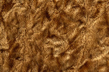 Brown wool texture background. plush. mohair. fur