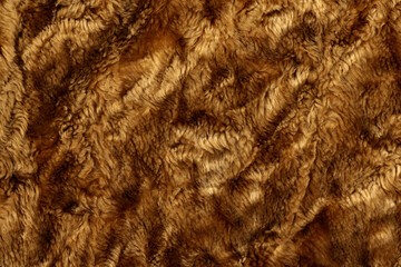 Brown wool texture background. plush. mohair. fur