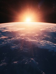 Sunrise on Earth,