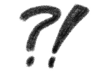 Cartoon effect lines movement on the background question mark