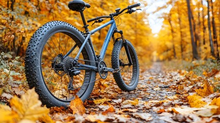 Fototapeta premium Biking on a countryside road, leisure adventure and fresh air