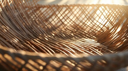 sunlight threaded basket texture