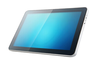 Tablet on a transparent background.