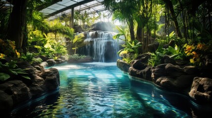 Naklejka premium tranquility wellness water