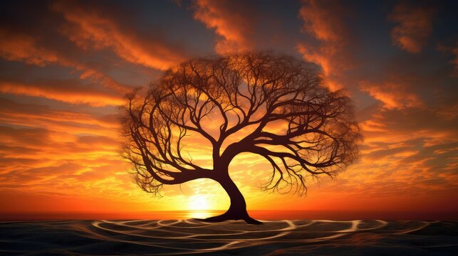 enchanting swirly tree