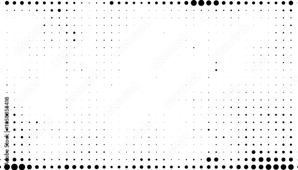 Poster halftone background vector, abstract backdrop design with two tone pattern and copy space for edit y