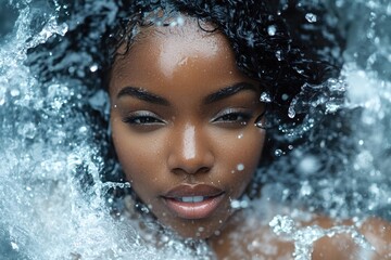 Fototapeta premium Woman underwater