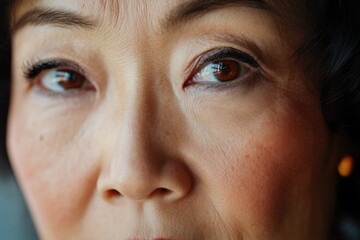 Woman's Face Close Up