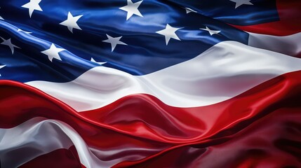 close usa flag texture