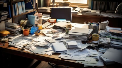 chaos office table top