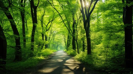 Naklejka premium tranquility green start