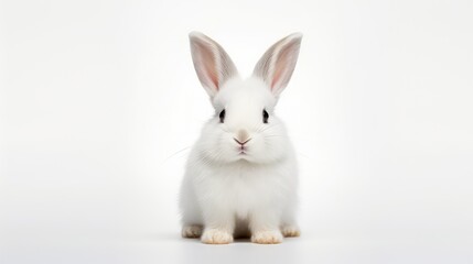 Fototapeta premium serene animals white background