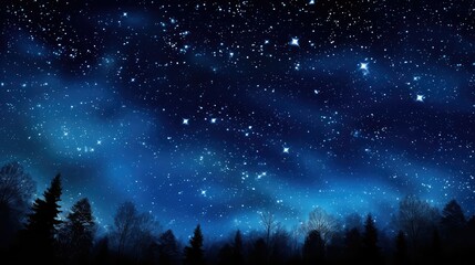 twinkling blue star