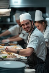 Chef Preparing Food