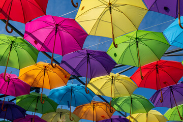 colorful umbrellas