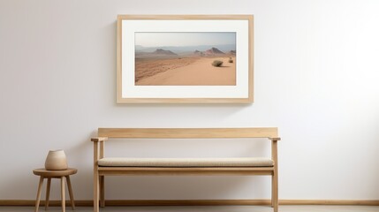 wood horizontal wooden frame