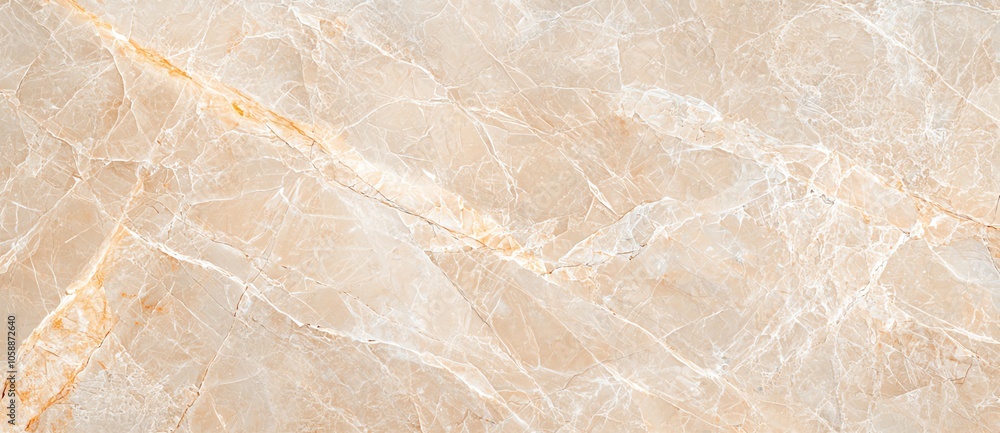 Poster elegant beige marble texture with intricate white veining, perfect for backgrounds or design element