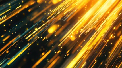 Yellow and Black Background Close Up