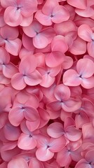 Obraz premium Delicate Pink Lilac Petals Floral Background Texture