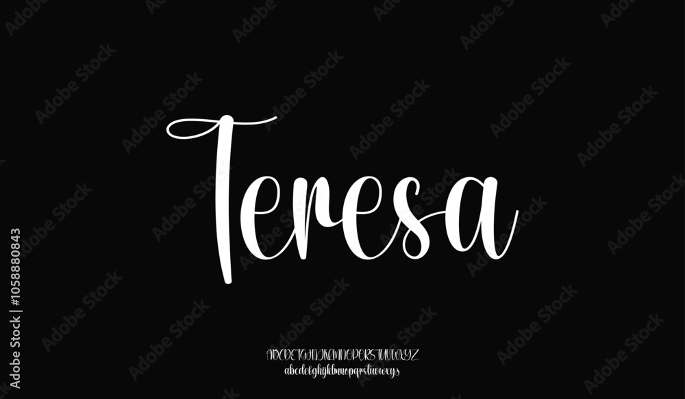 Poster signature font calligraphy logotype script brush font type font lettering handwritten