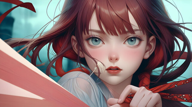 women smilling, smiling women , anime smiling illustrations, smiling anime girls, cute anime girls, Anime girl smilling, AI generative, Ai anime Wallpaper, ai generative anime	