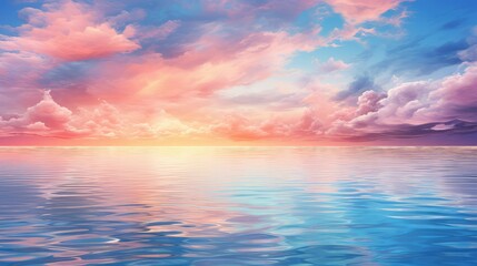 Fototapeta premium reflection blue radiance