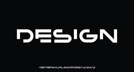 Abstract modern urban alphabet fonts. Typography sport, technology, fashion, digital, future creative logo font.
