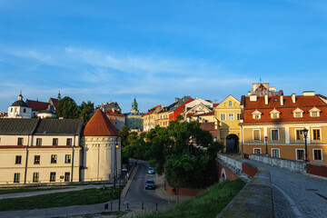 Lublin Old Town, Poland 1.08.2024. Lublin, the city of inspiration