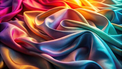 Obraz premium Stunning Abstract Draped Gradient Fabric Texture Portrait Photography for Artistic Displays and Home Decor