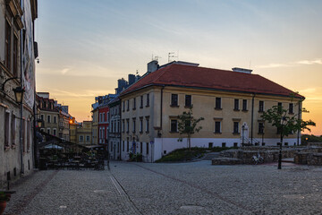 Lublin Old Town, Poland 1.08.2024. Lublin, the city of inspiration