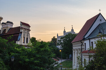 Lublin Old Town, Poland 1.08.2024. Lublin, the city of inspiration