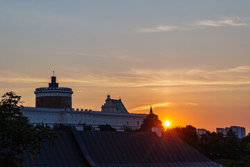 Lublin Old Town, Poland 1.08.2024. Lublin, the city of inspiration