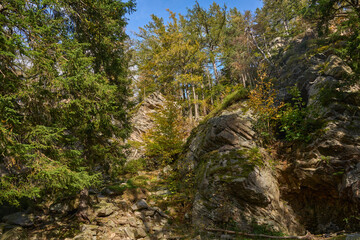 Formacje skalne Karpacz, Krucze skały