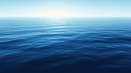 Obraz premium Dreamlike Natural Landscape with Blue and Light Blue Sky