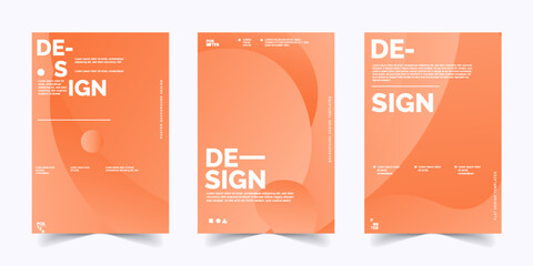 color poster Abstract  background design templates