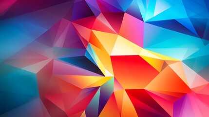 Obraz premium Colorful Abstract Geometric Pattern