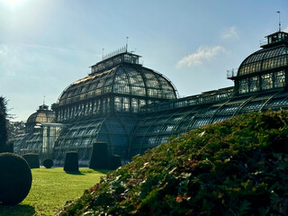 Das Große Palmenhaus Schönbrunn in Wien, Österreich