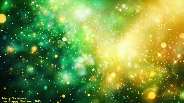Merry Christmas and Happy New Year Background Design