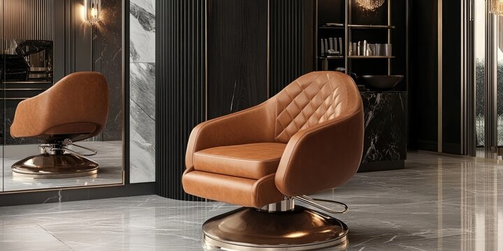 Opulent Salon Chair Designed for Unmatched Comfort and Relaxation. This lavish salon chair offers extraordinary comfort for an unparalleled experience in style and ease.