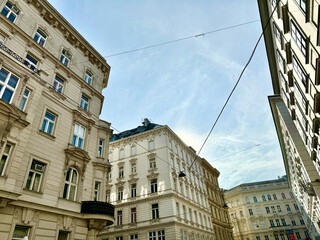 Prachtvolle Stuckfassaden in Wien, &Ouml;sterreich