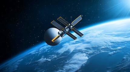 Exploring the future of communication satellite networks and neon data transmission in earth orbit