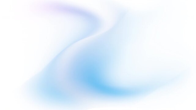 Curvy abstract design minimal blue pink gradient on white background. Seamless loop