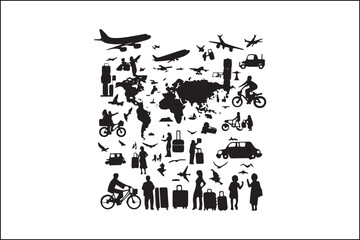 Transport Vector Silhouette Bundle – Cars, Trucks, Planes, Ships & More

Vehicle Silhouette Clipart Pack – Editable Transport Vector Icons

Black Transport Vector Set – Cars, Buses, Trains, Boats, and