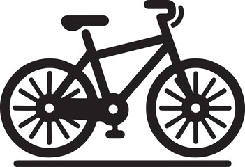 Fototapeta premium illustration of a Cycle Silhouette 