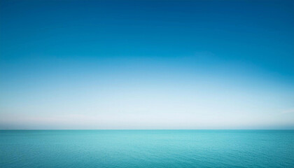 Obraz premium Blue aqua white ocean background, smooth color gradient texture.