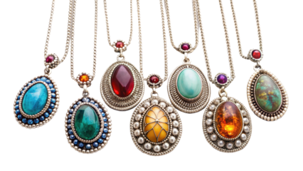 Necklaces accessory showcasing various styles, from delicate pendants to bold statement pieces for fashion and charm to any outfit.