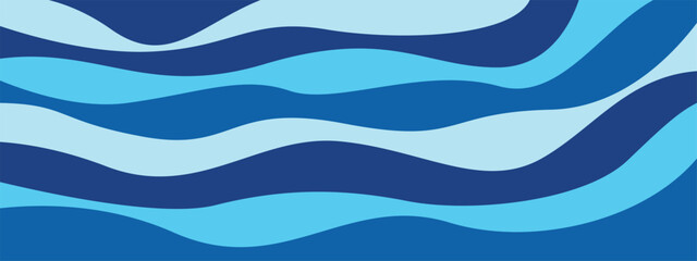  abstract blue wave pattern background. template summer concept. vector illustration