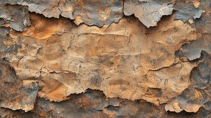 Fototapeta premium Weathered Rustic Backdrop with Cracked Distressed Paper Texture
